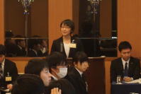 福島県臨床研修病院ネットワークガイダンス2016での講演者と参加者の様子。