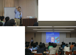 福島アドバンスド・コースで講義を行う講師と参加者の様子。