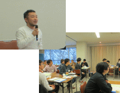 第34回福島アドバンスド・コースで講義を行う講師と参加者たちの様子。
