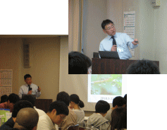 第35回福島アドバンスド・コースで講義を行う講師と参加者の様子。