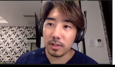 福島アドバンスド・コースの参加者が講義中に話している様子。