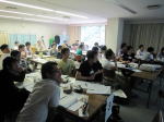 第2回診断推論セミナーで参加者が講義を受けている様子。