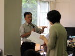第3回診断推論セミナーで参加者が意見を交わしている様子。