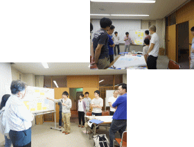 第8回診断推論セミナーで参加者がグループディスカッションを行っている様子。ホワイトボードにプロブレムリストが掲示され、参加者が意見を交わしている。