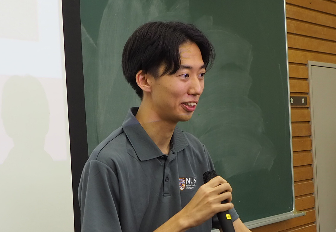 発表の様子（大橋由生さん）