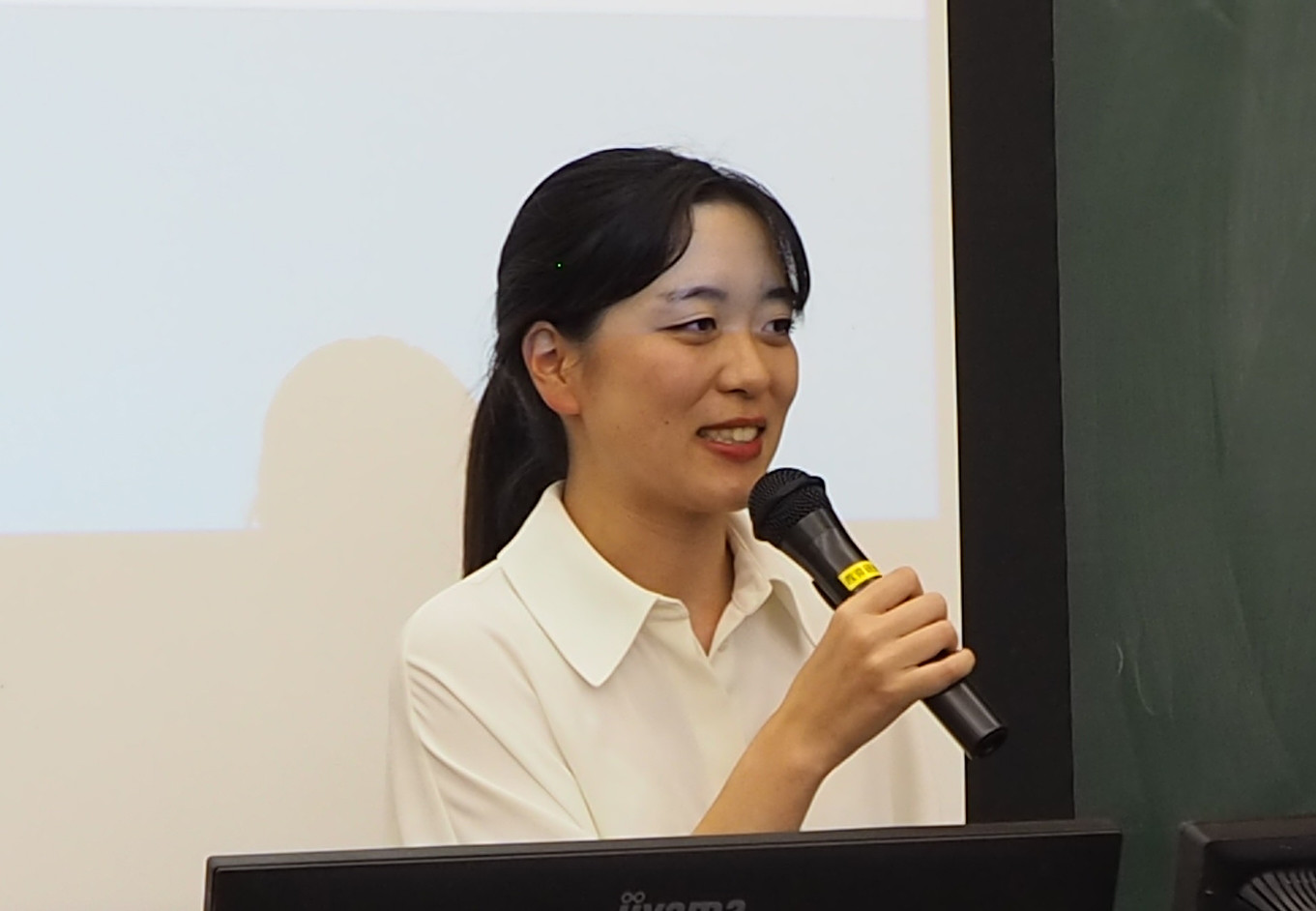 発表の様子（福田みちるさん）