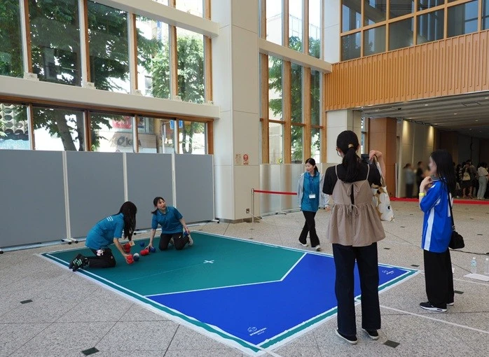 パラスポーツ「ボッチャ」体験