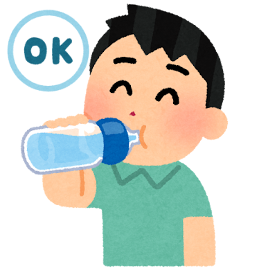 会場内で蓋付きの飲み物可