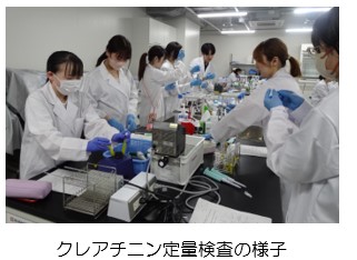 クレアチニン定量検査の様子