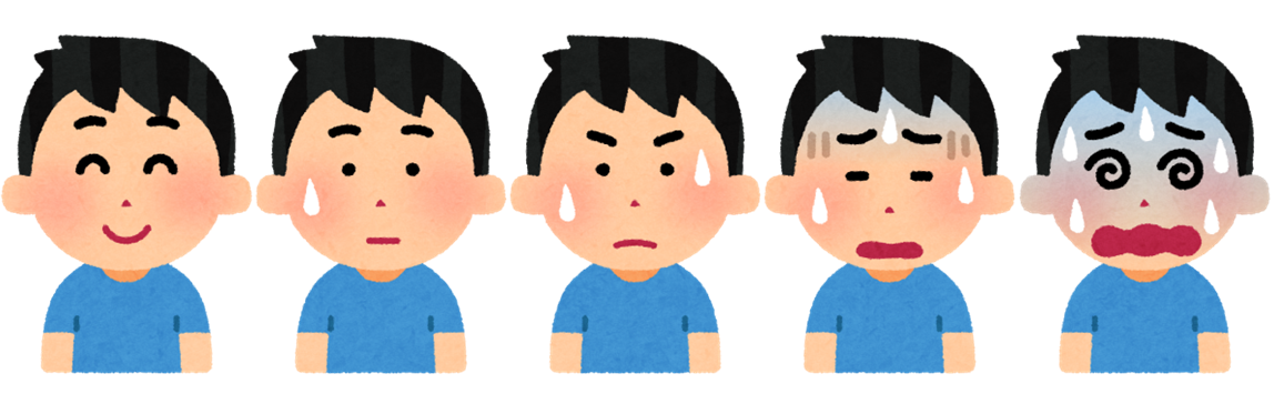 進むべき道に迷い、考え込む少年のイラスト。左右に矢印の看板が立っている。