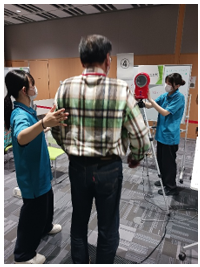 高齢者のための生活機能測定会写真