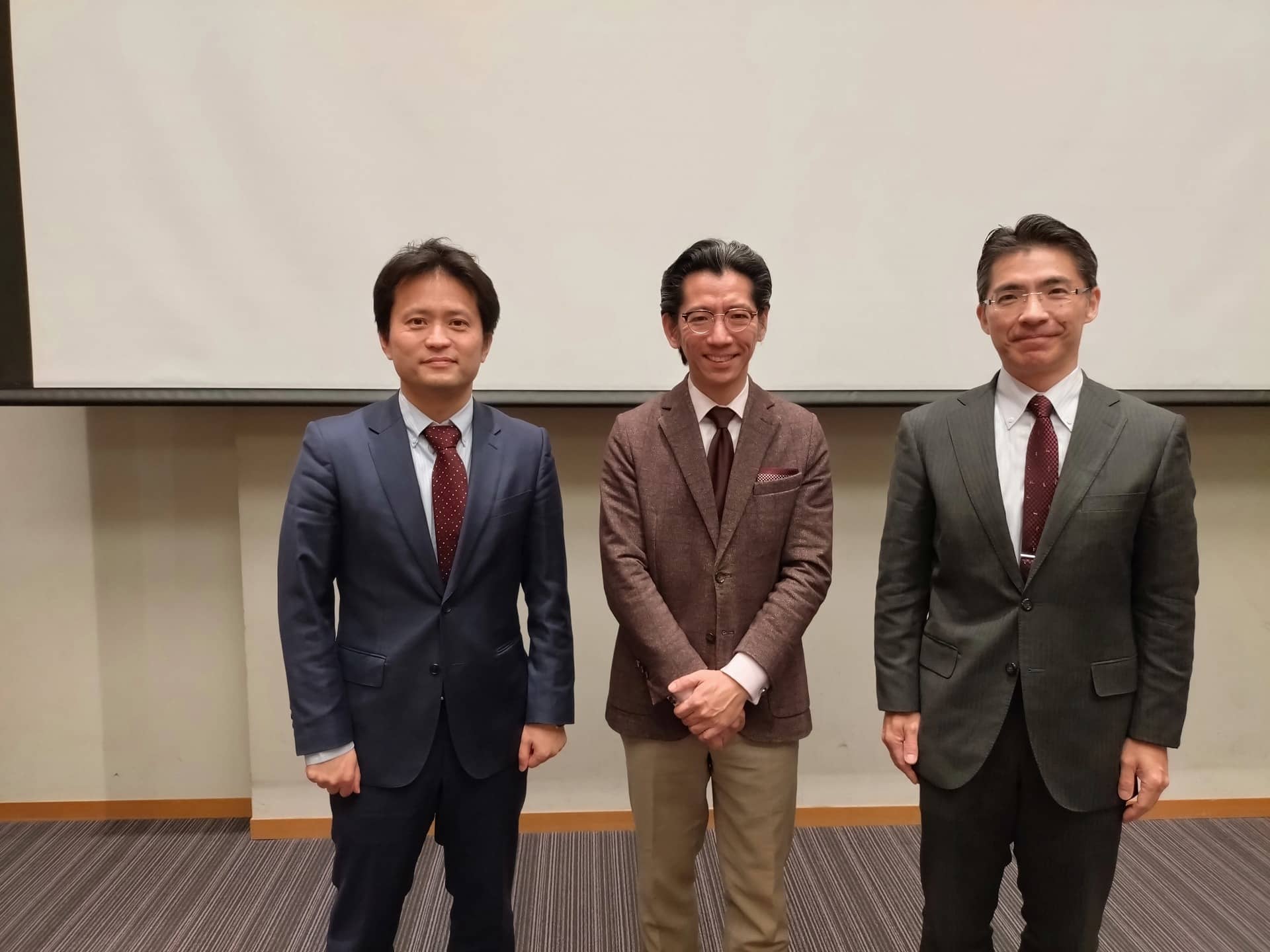 日比先生と丸橋先生、佐藤先生