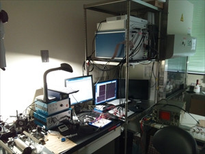 行動実験と電気生理実験など行う場所の画像。