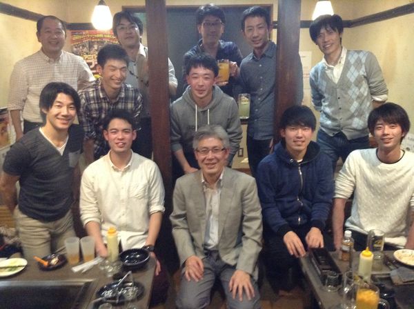 皆んなと記念写真