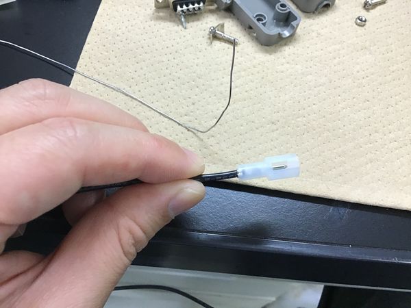 ソケットに差し込んだときの写真。