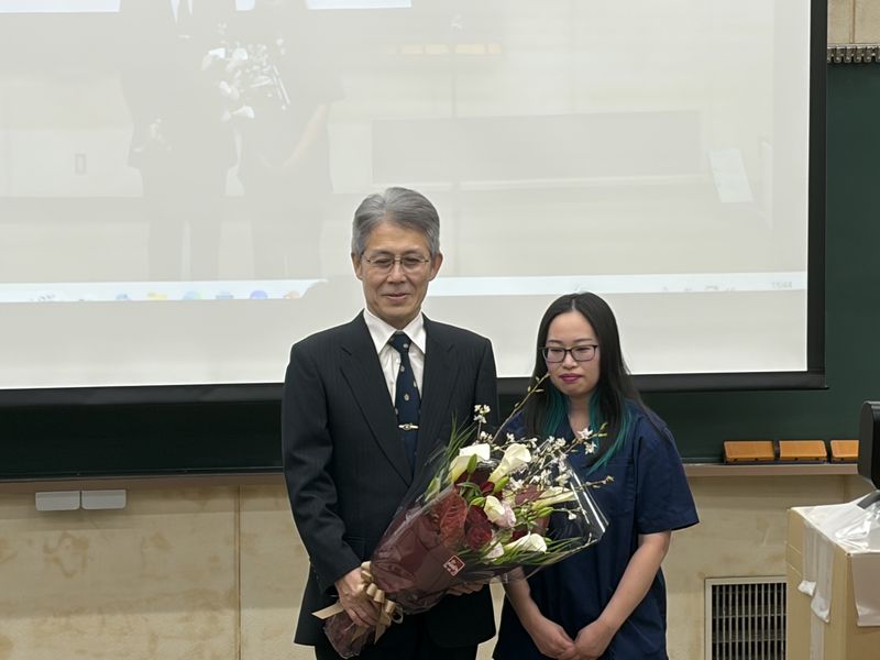 小林先生と大学院生の赤間さん