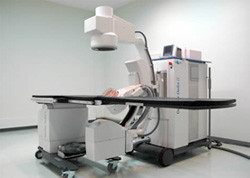 体外衝撃波結石破砕装置の写真。