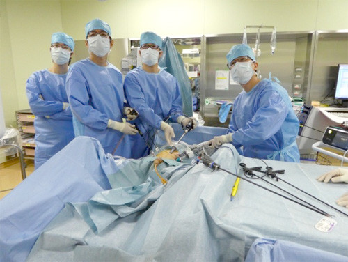 太田西ノ内病院泌尿器科の医師たち。