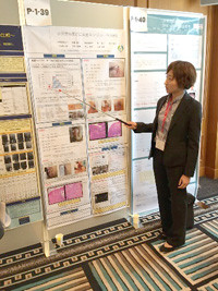 ポスターセッションの様子。