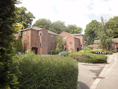 櫛田信博氏の滞在先フラットの写真。