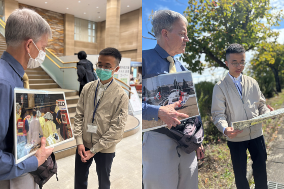 Campus and hospital tour led by Professor Nollet