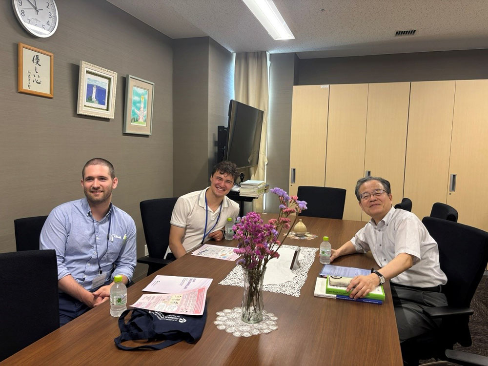 Right: Dr. Seiji Yasumura, Director of the Center