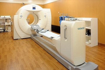 PET/CT装置(SIEMENS社製Biograph mCT)が設置された医療施設の内部。