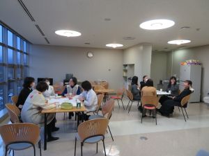 令和7年度看護学部カフェの様子