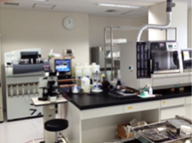 写真：病理検査室