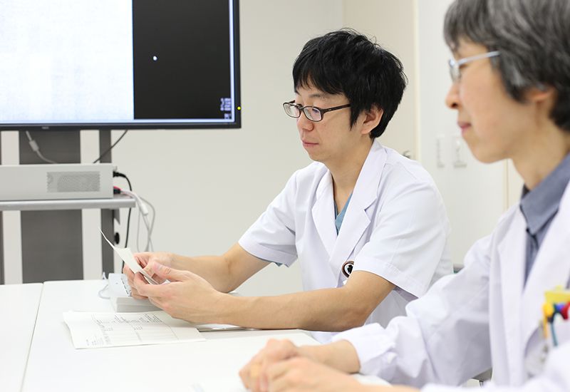 ICTミーティング中の様子。