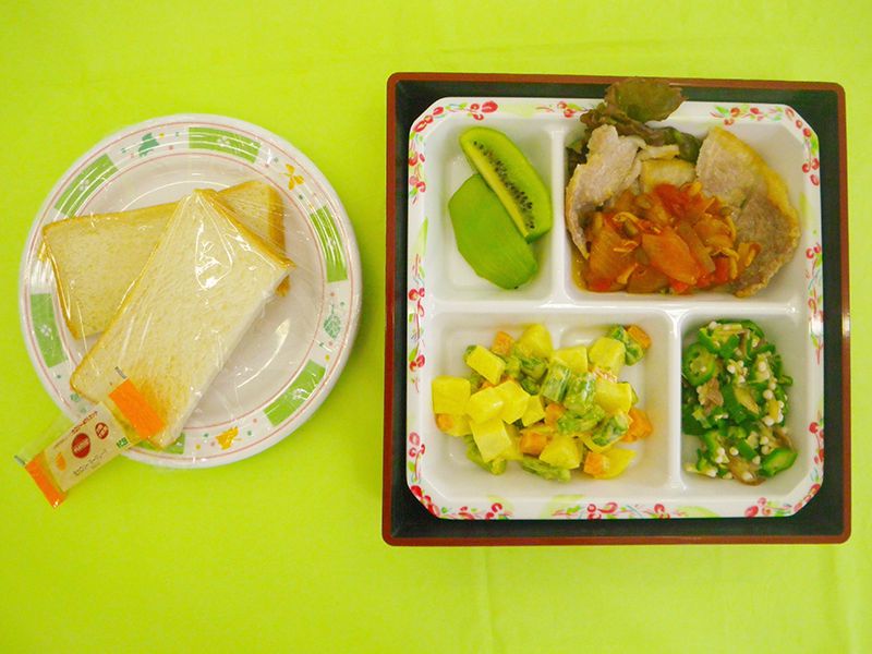 食事例2のメニュー写真。