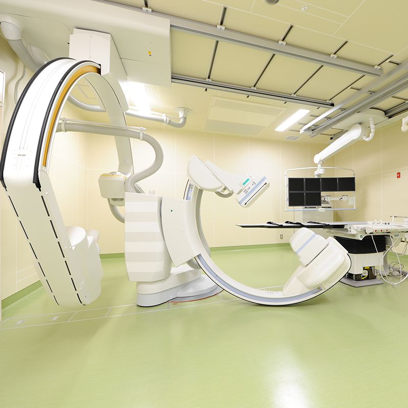 血管撮影室の写真。