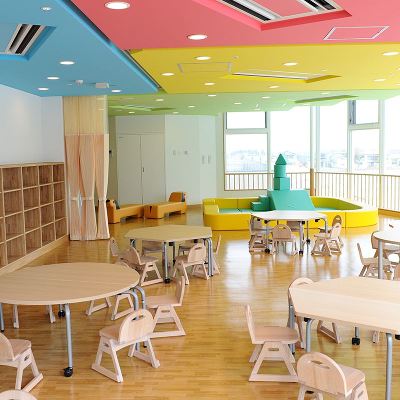 院内保育施設、託児所の写真。