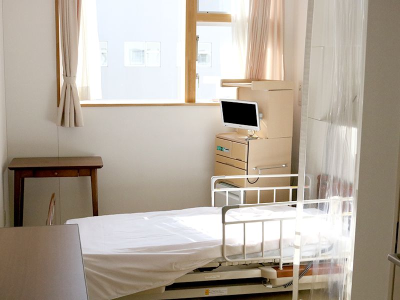 病室内の様子①の写真。