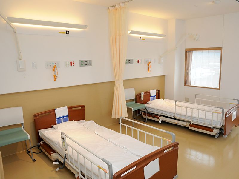 病室内の様子①の写真。