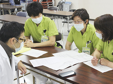 院内急変対応システム(RRS)の写真。