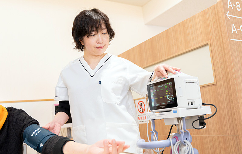 がん看護薬物療法認定看護師の写真。