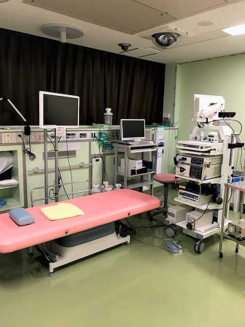 内視鏡診療室の写真。