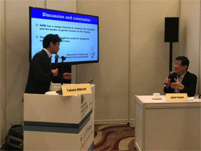 APDW2017登壇中の様子。