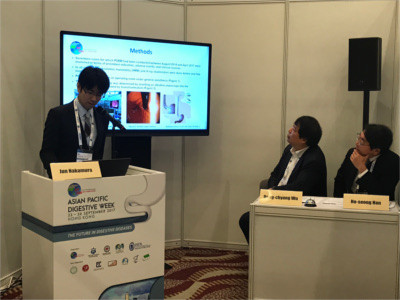 APDW2017登壇中の様子。