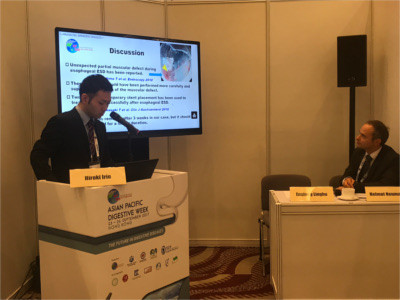 APDW2017登壇中の様子。