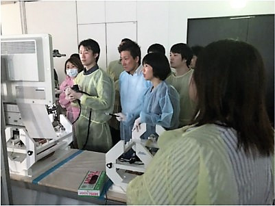 第5回東北GIイノベーションESD/EMRハンズオントレーニング中の様子。