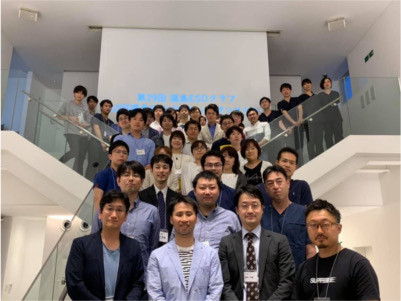 第2回福島ESD/EMRハンズオンセミナーにて参加者たちとの記念写真。