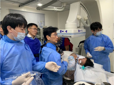 モンゴルハンズオンセミナー中の様子。