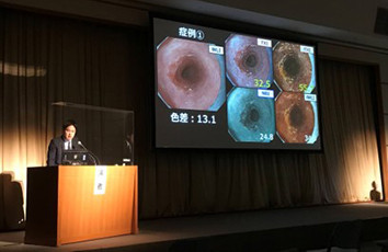 第169回日本消化器病学会東北支部例会会場内の様子。