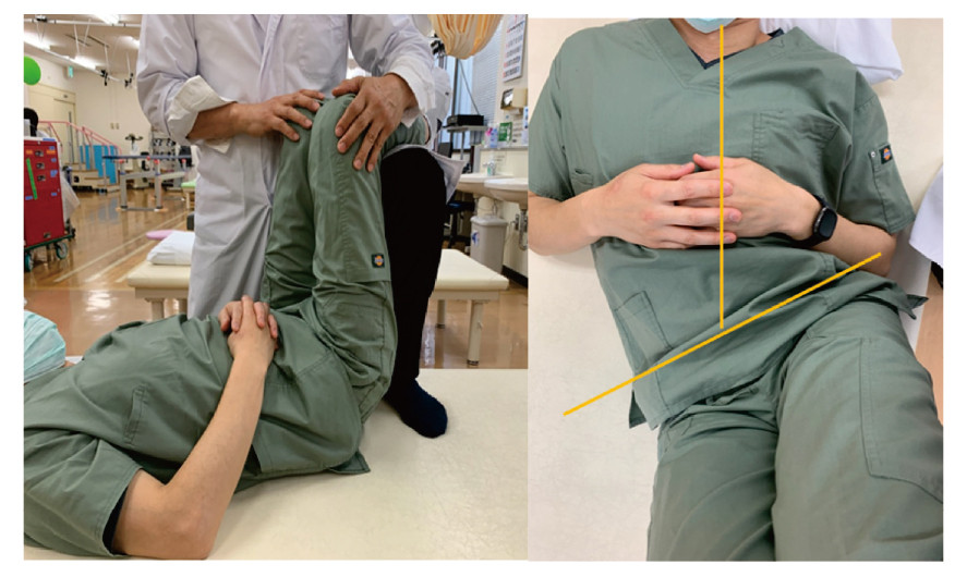 Medical professionals assist patients with physical therapy exercises.