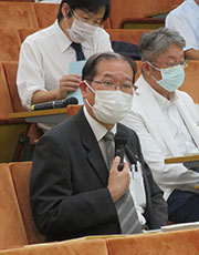 済生会福島総合病院 院長の星野豊氏が講義をしている様子
