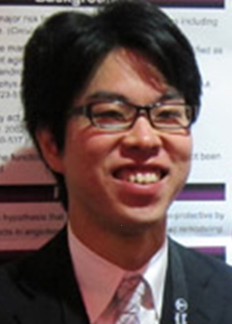 福島県立医科大学の三阪智史助教が研究発表を行っている様子。