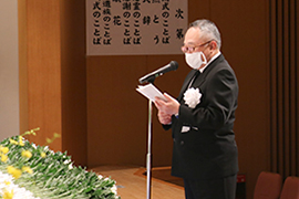令和3年度解剖慰霊祭の様子2